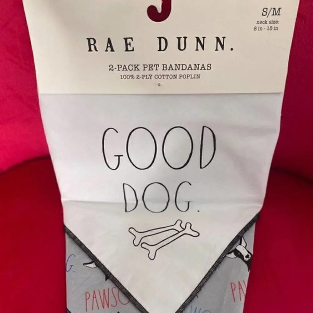 🎄5/$25🎄RAE DUNN PET BANDANAS‎